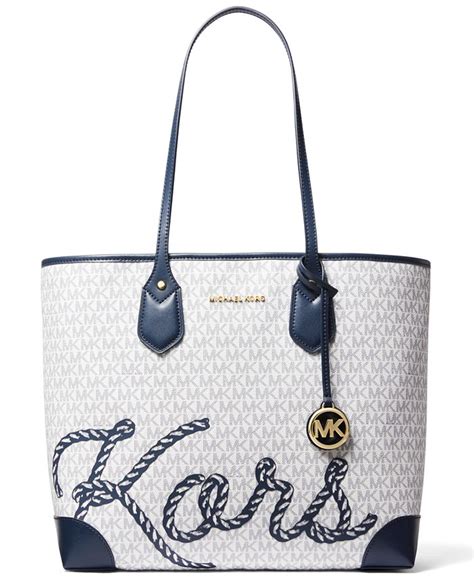 michael kors carter signature large open tote|MICHAEL Michael Kors Carter Logo Large Open Tote Handbags.